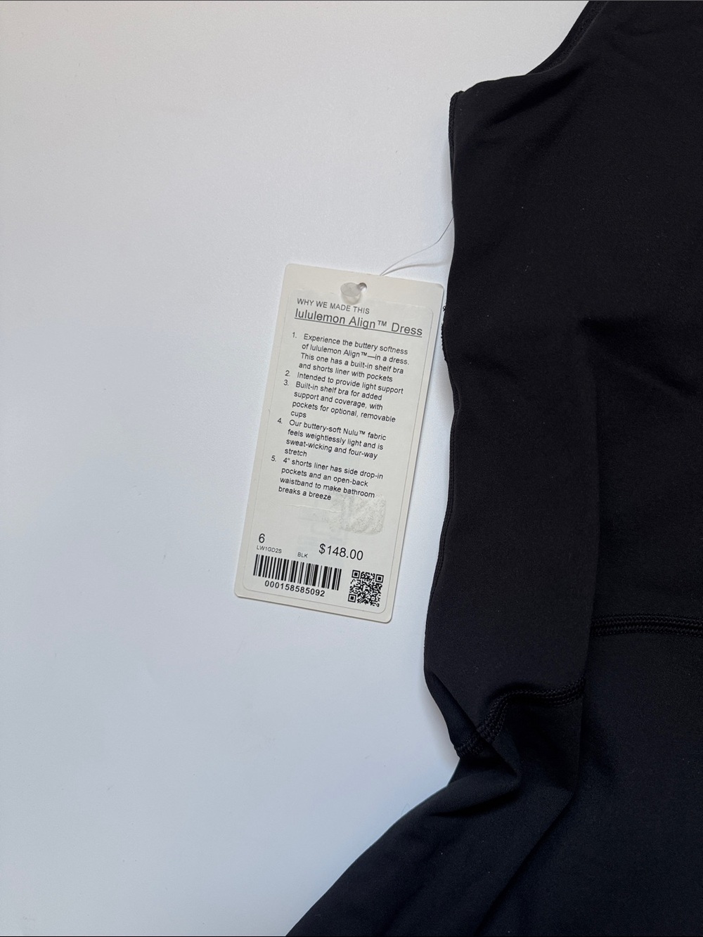 lululemon Black Align Dress - Picture 3 of 3